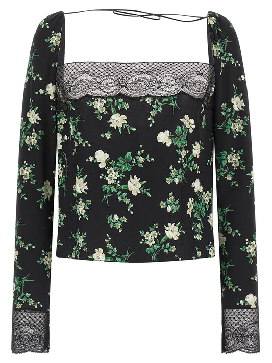 Tank Top by Dolce & Gabbana for women in viscose silk & polyamide black, transparent & print showcases a streamlined Women's Viscose Silk & Polyamide Tank Top design with a streamlined long-sleeve; sleeveless and .