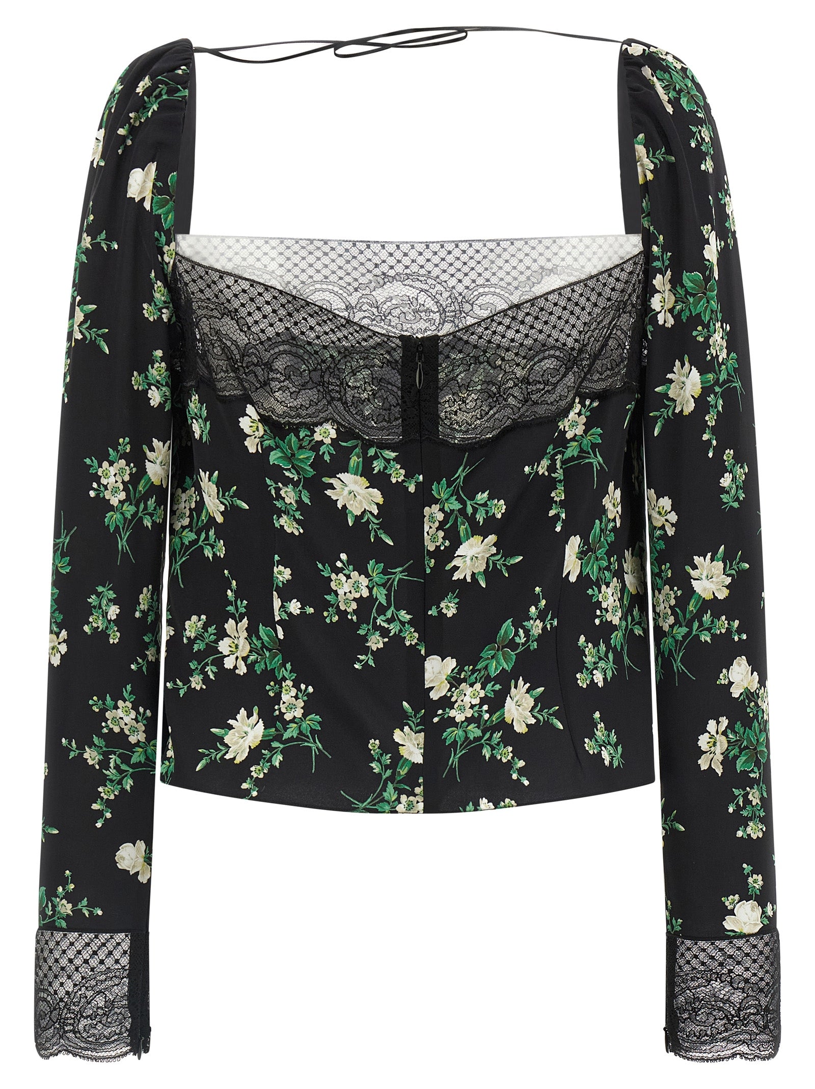 Tank Top by Dolce & Gabbana for women in viscose silk & polyamide black, transparent & print showcases a sumptuous silhouette, artfully detailed with a sumptuous and for a truly sumptuous finish.