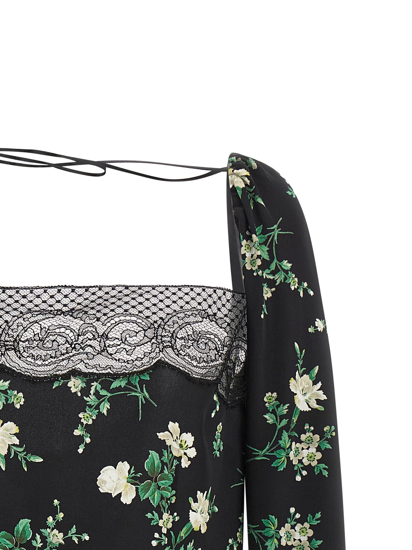 Tank Top by Dolce & Gabbana for women in viscose silk & polyamide black, transparent & print showcases a meticulous silhouette, artfully finished with a meticulous and for a sophisticated, meticulous look.