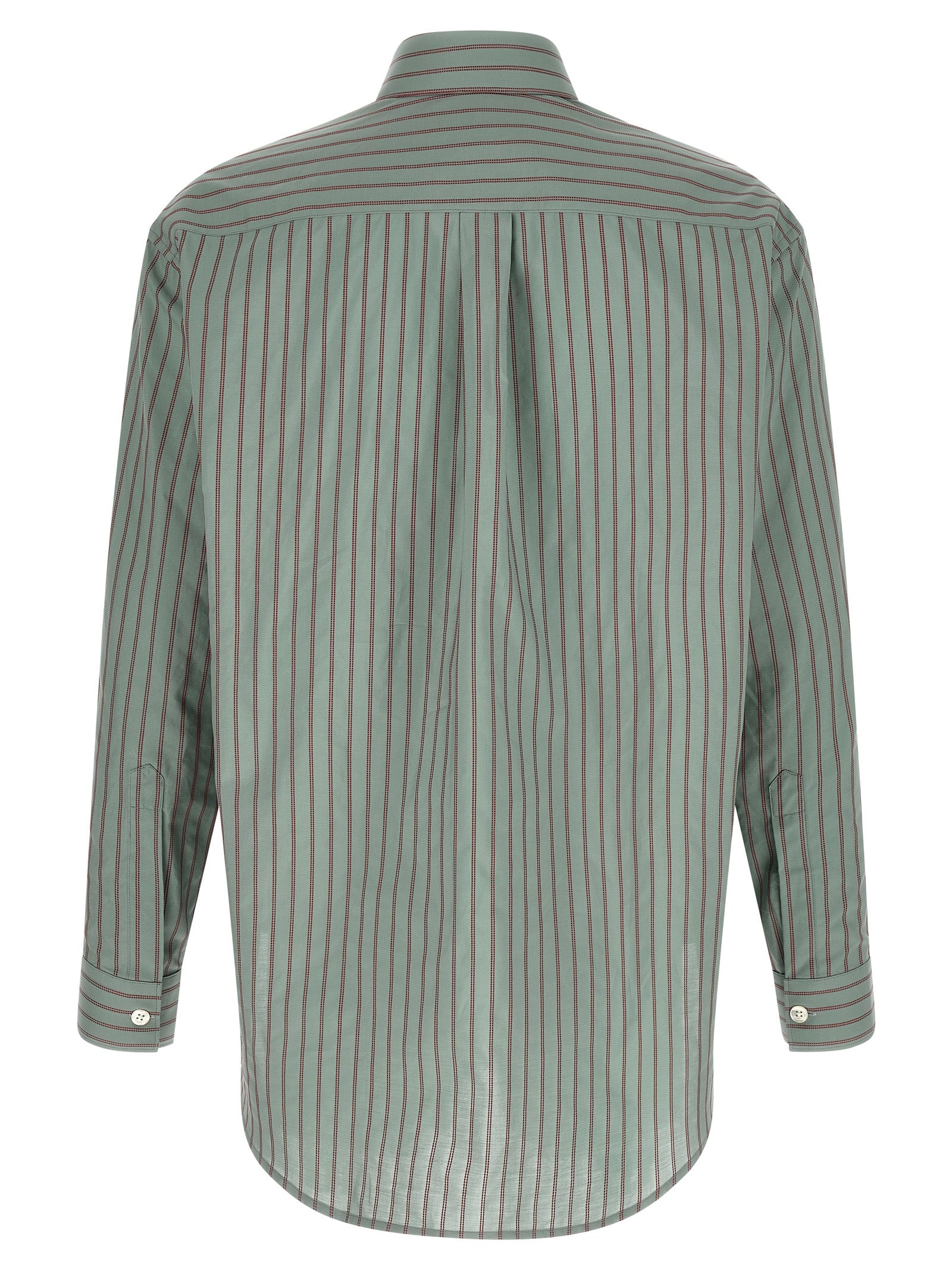 Shirt by Namacheko for men in cotton light-blue, pearl, jacquard & striped presents a discerning silhouette, showcasing a sophisticated square neckline and for a truly discerning finish.