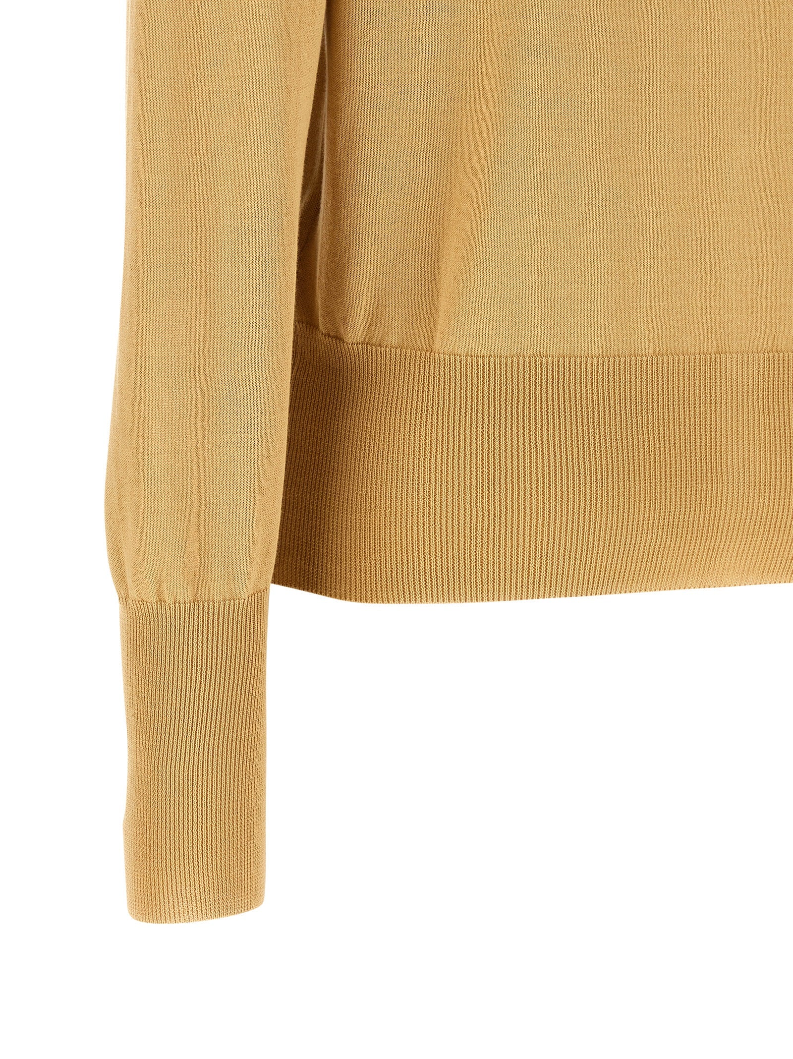 Cardigan by Vivienne Westwood for women in organic cotton beige features an impeccable silhouette, showcasing a sophisticated and detail for a truly impeccable finish.