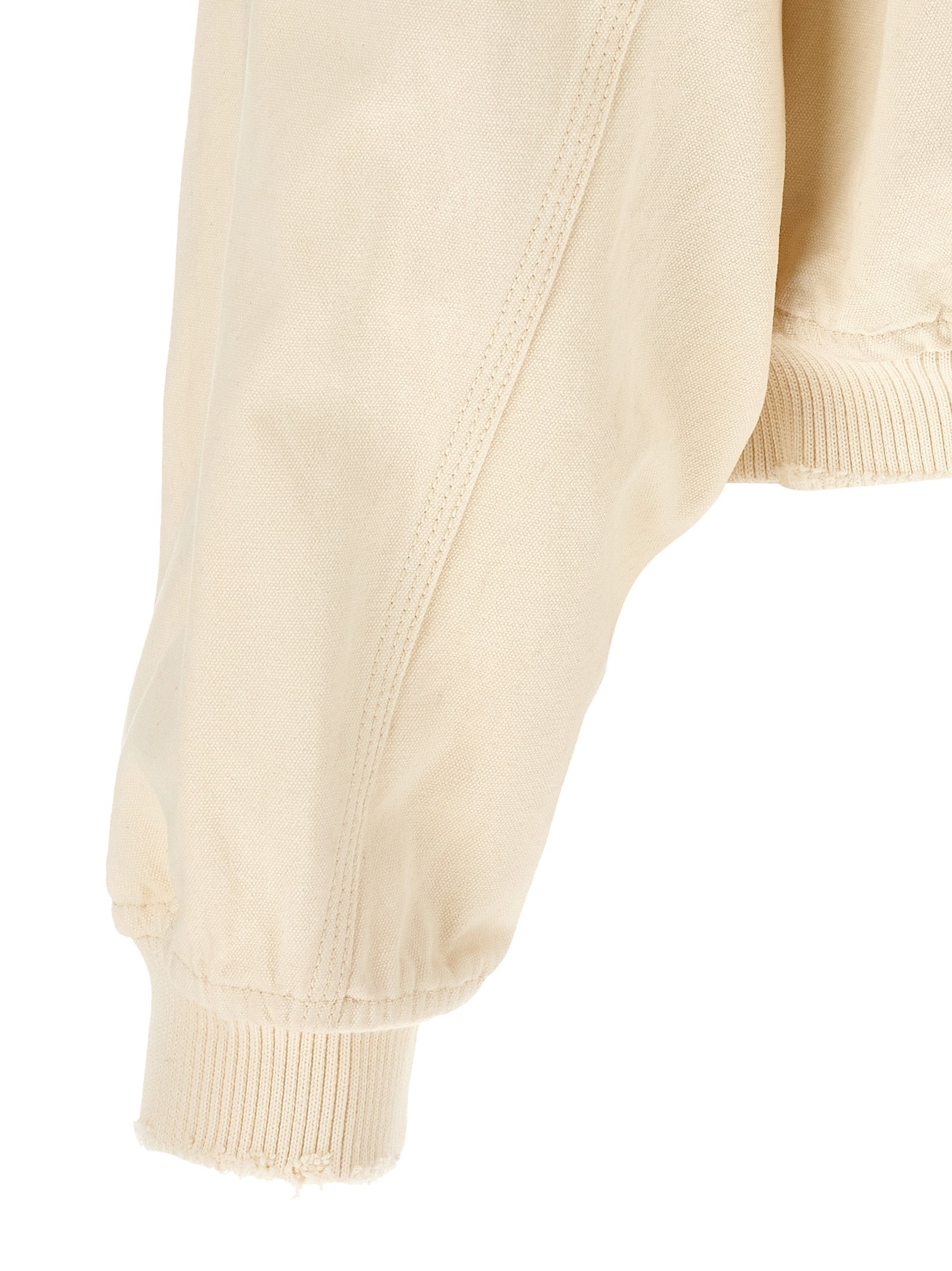 Sweatshirt Hoodie by WILLY CHAVARRIA for men in cotton canvas bicolour & yellow features a authentic silhouette, showcasing a sophisticated and authentic detail for a refined finish.
