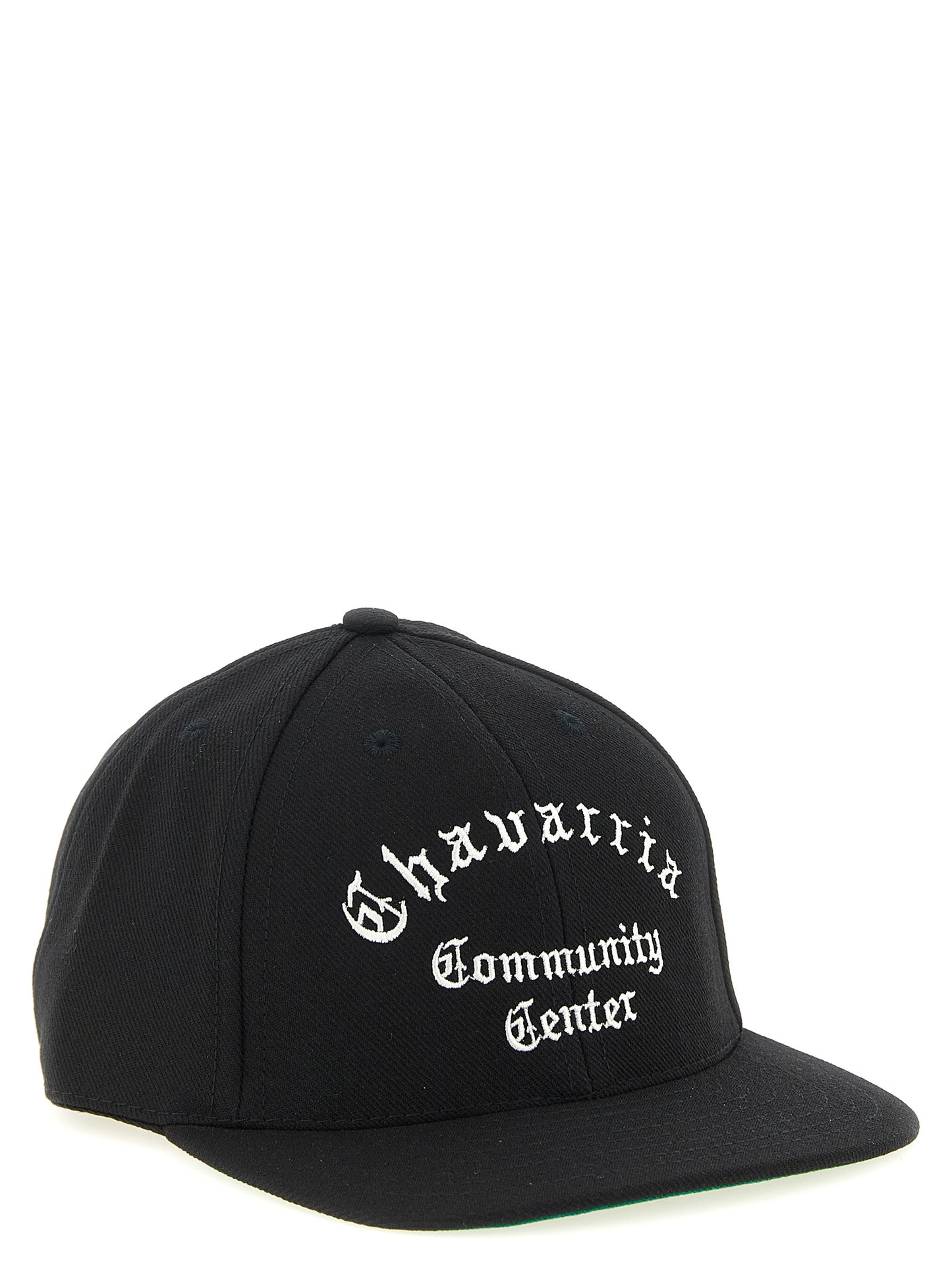 Baseball Cap by WILLY CHAVARRIA for men in polyester black features a distinguished silhouette, artfully capturing the essence of the distinguished City Polyester Baseball Cap design with a sophisticated style.