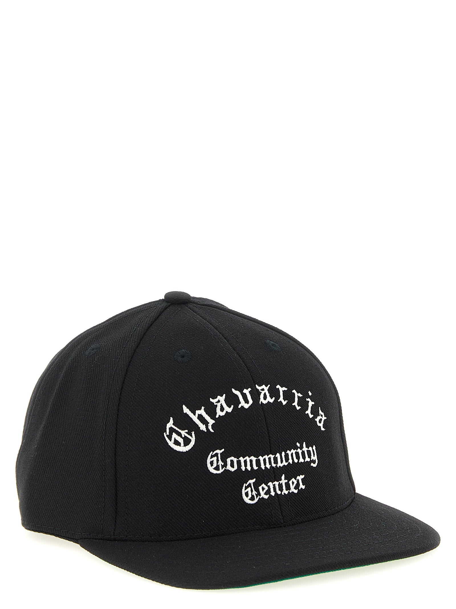 Baseball Cap by WILLY CHAVARRIA for men in polyester black features a distinguished silhouette, artfully capturing the essence of the distinguished City Polyester Baseball Cap design with a sophisticated style.