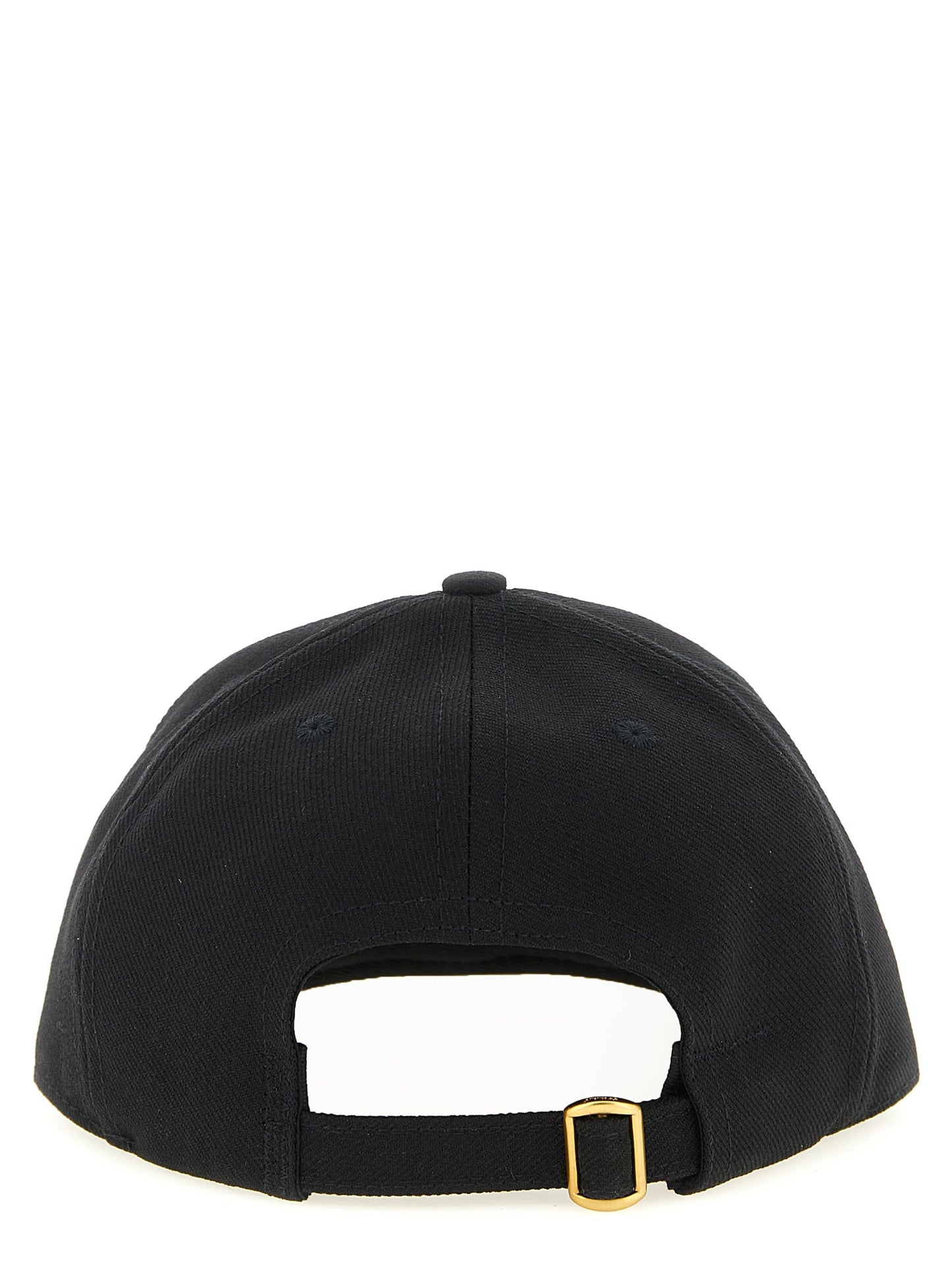 Baseball Cap by WILLY CHAVARRIA for men in polyester black features a distinguished silhouette, showcasing the distinguished design of the City Polyester Baseball Cap for a sophisticated, elevated look.
