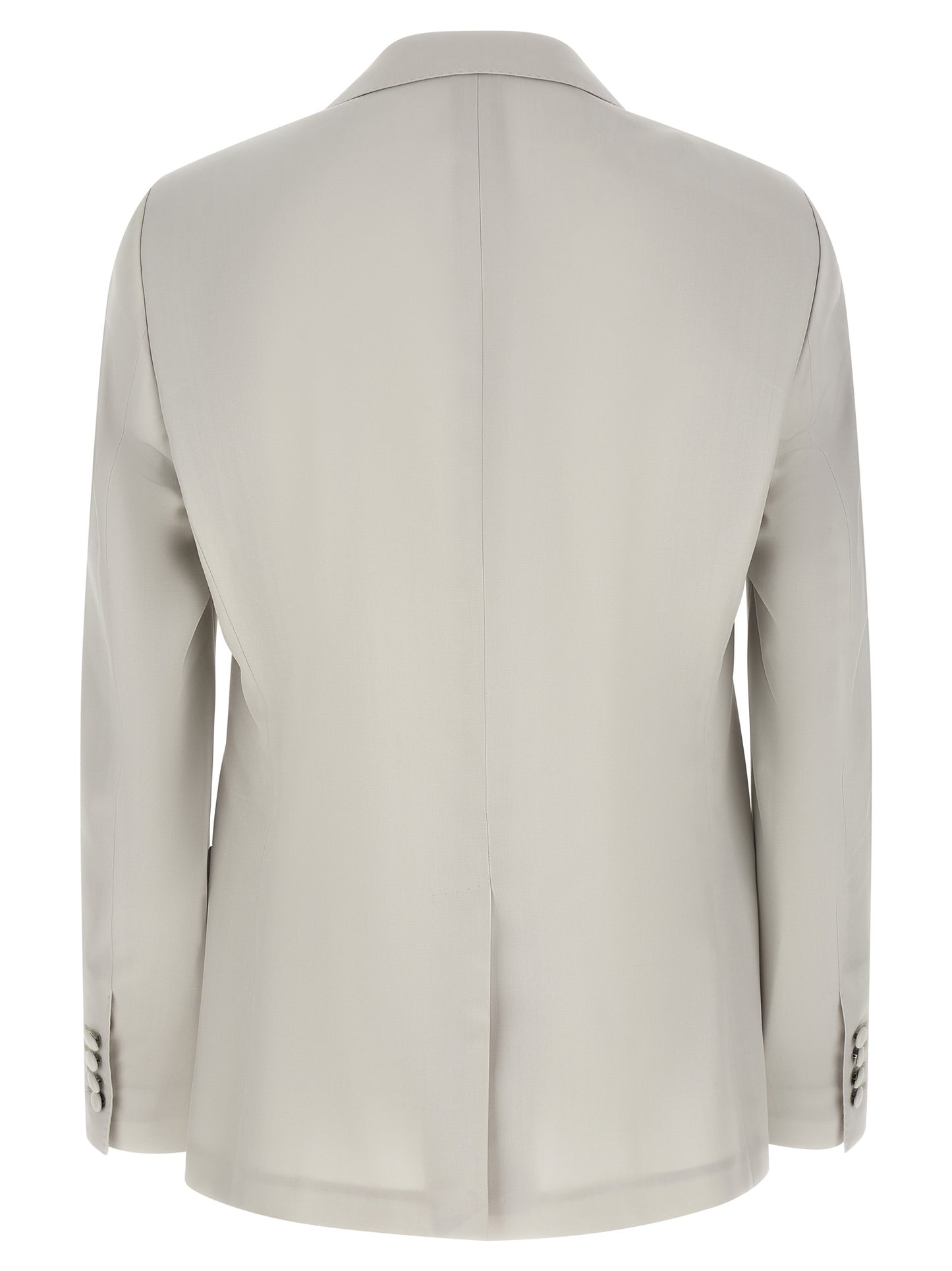 Dolce & Gabbana Men's Single Breasted Virgin Wool Blazer - Gray