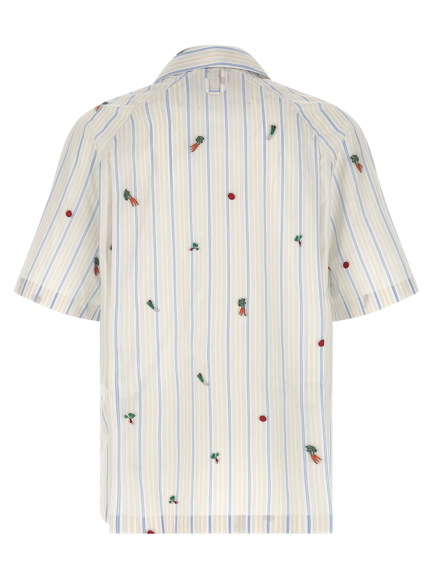 Shirt by Jacquemus for men in cotton horn, multicolor, patterned, jacquard & striped features an polished silhouette, showcasing a sophisticated and detail for a truly polished finish.
