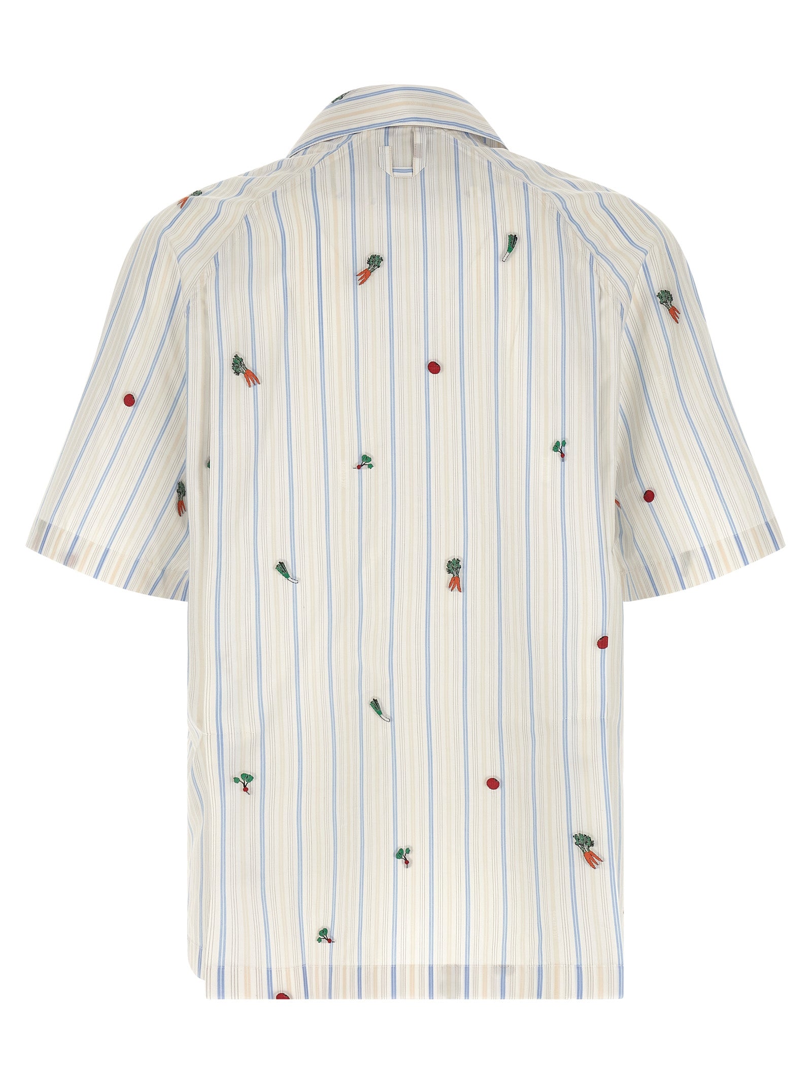 Shirt by Jacquemus for men in cotton horn, multicolor, patterned, jacquard & striped features an polished silhouette, showcasing a sophisticated and detail for a truly polished finish.