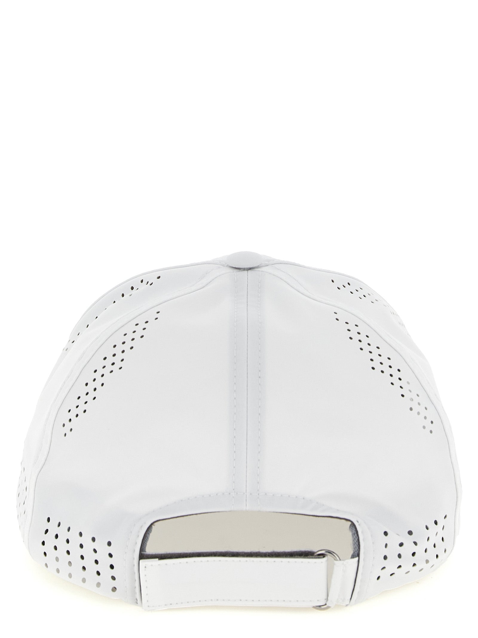 Baseball Cap by Brunello Cucinelli for men in stretch nylon white features a distinguished silhouette, showcasing the distinguished design of the Stretch Nylon Baseball Cap for a sophisticated, elevated look.