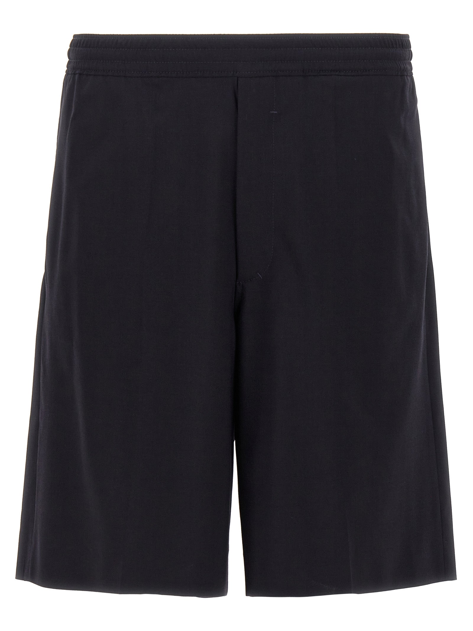 Bermuda Shorts by Givenchy for men in polyamide & wool blue features an nuanced silhouette, showcasing a nuanced with a short cut and for a sophisticated, premium finish.