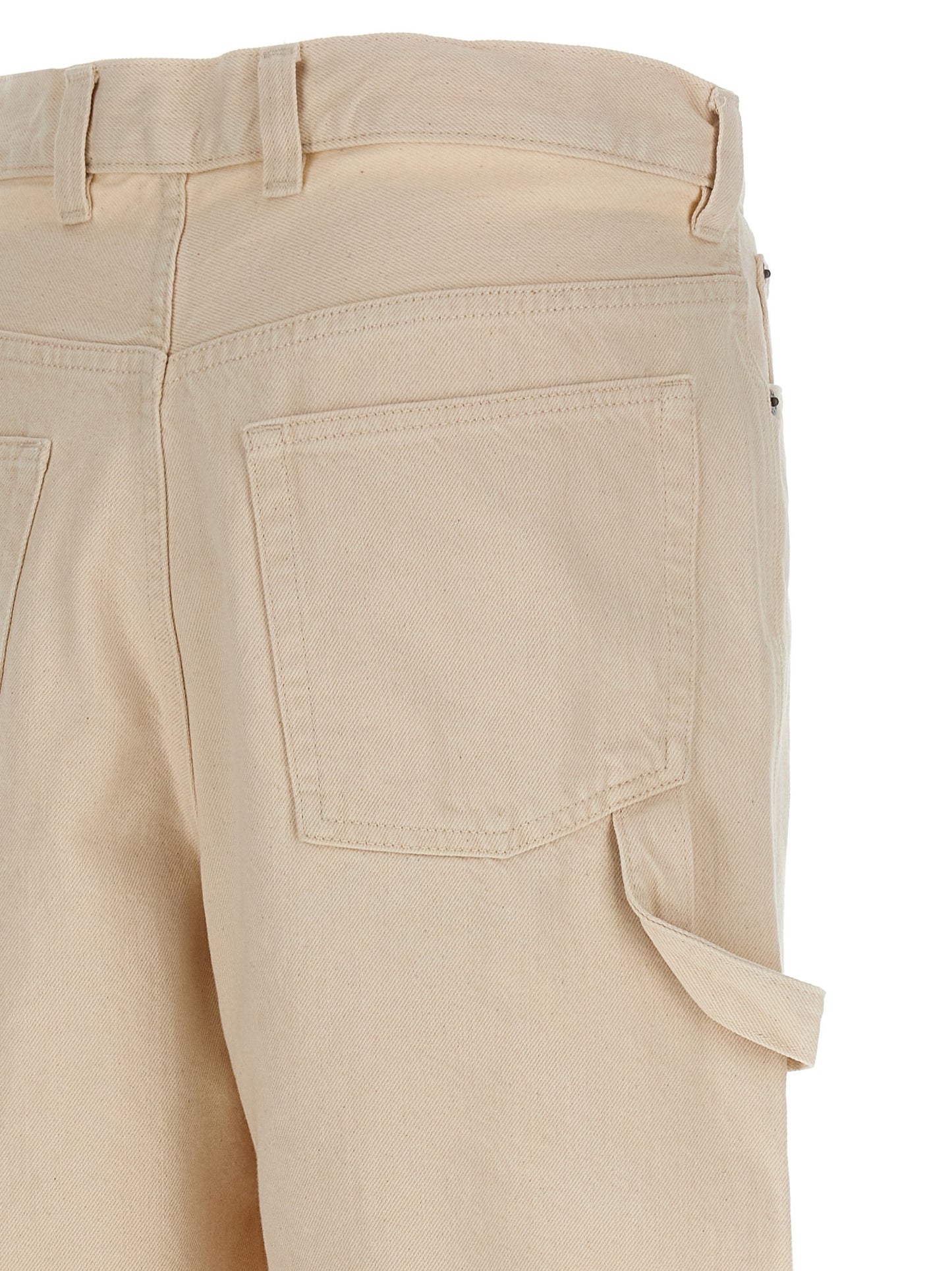 A.P.C. Men's Denim Cotton Shorts - Beige