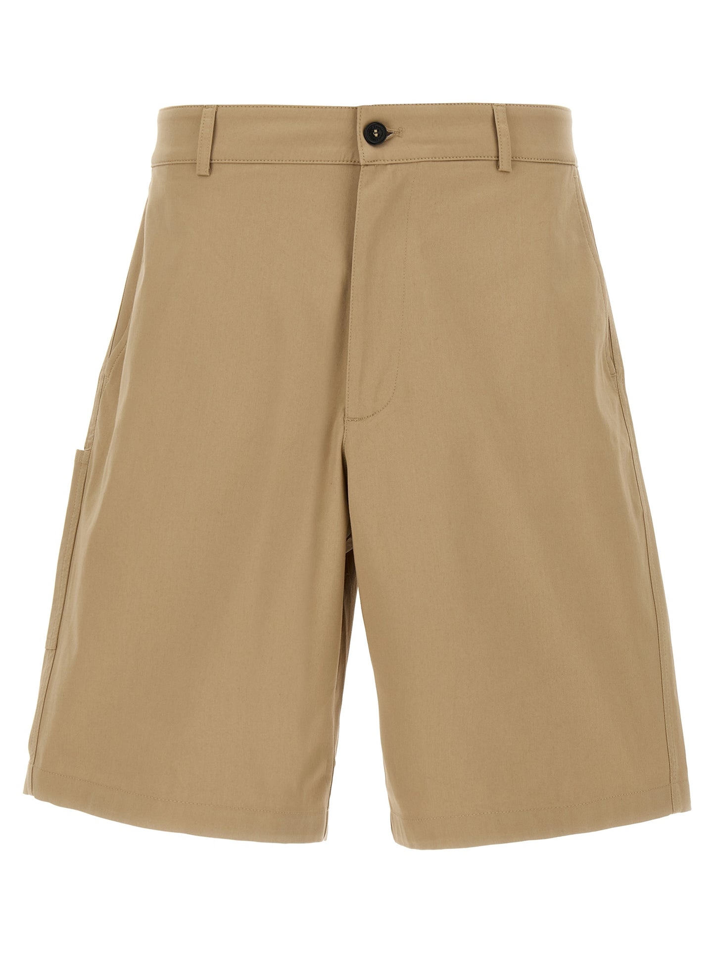 Department 5 Men's Wide Stretch Cotton Bermuda Shorts - Beige