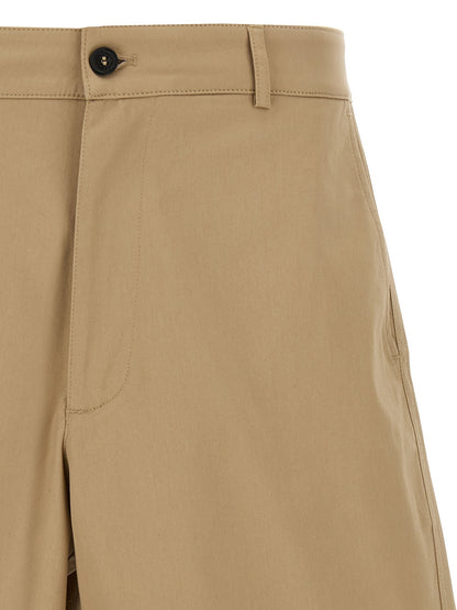 Department 5 Men's Wide Stretch Cotton Bermuda Shorts - Beige