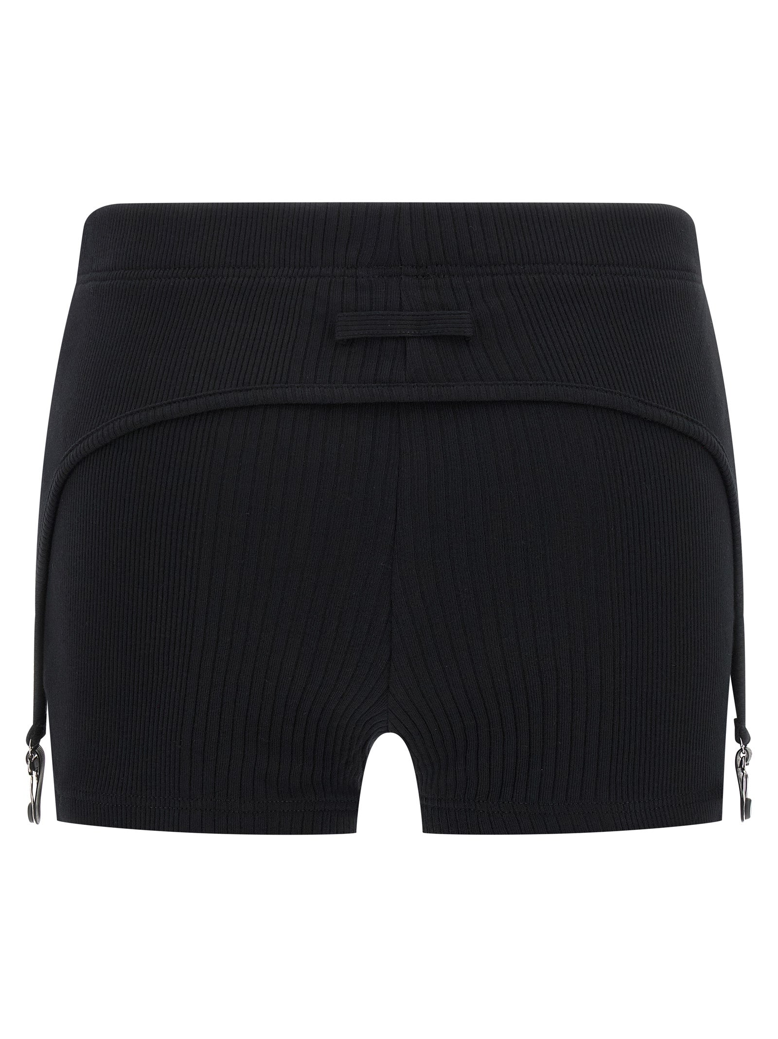 Bermuda Shorts by Jean Paul Gaultier for women in cotton black features a eye catching and short with a eye catching .