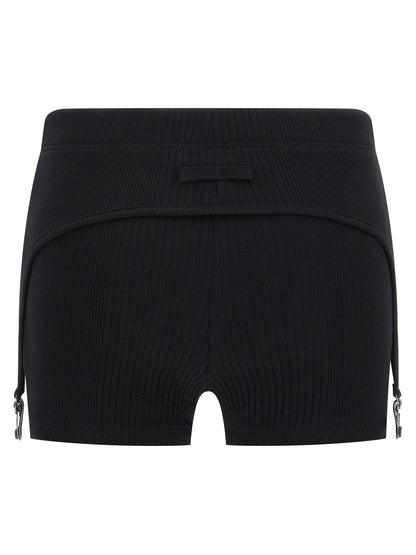 Bermuda Shorts by Jean Paul Gaultier for women in cotton black features a eye catching and short with a eye catching .
