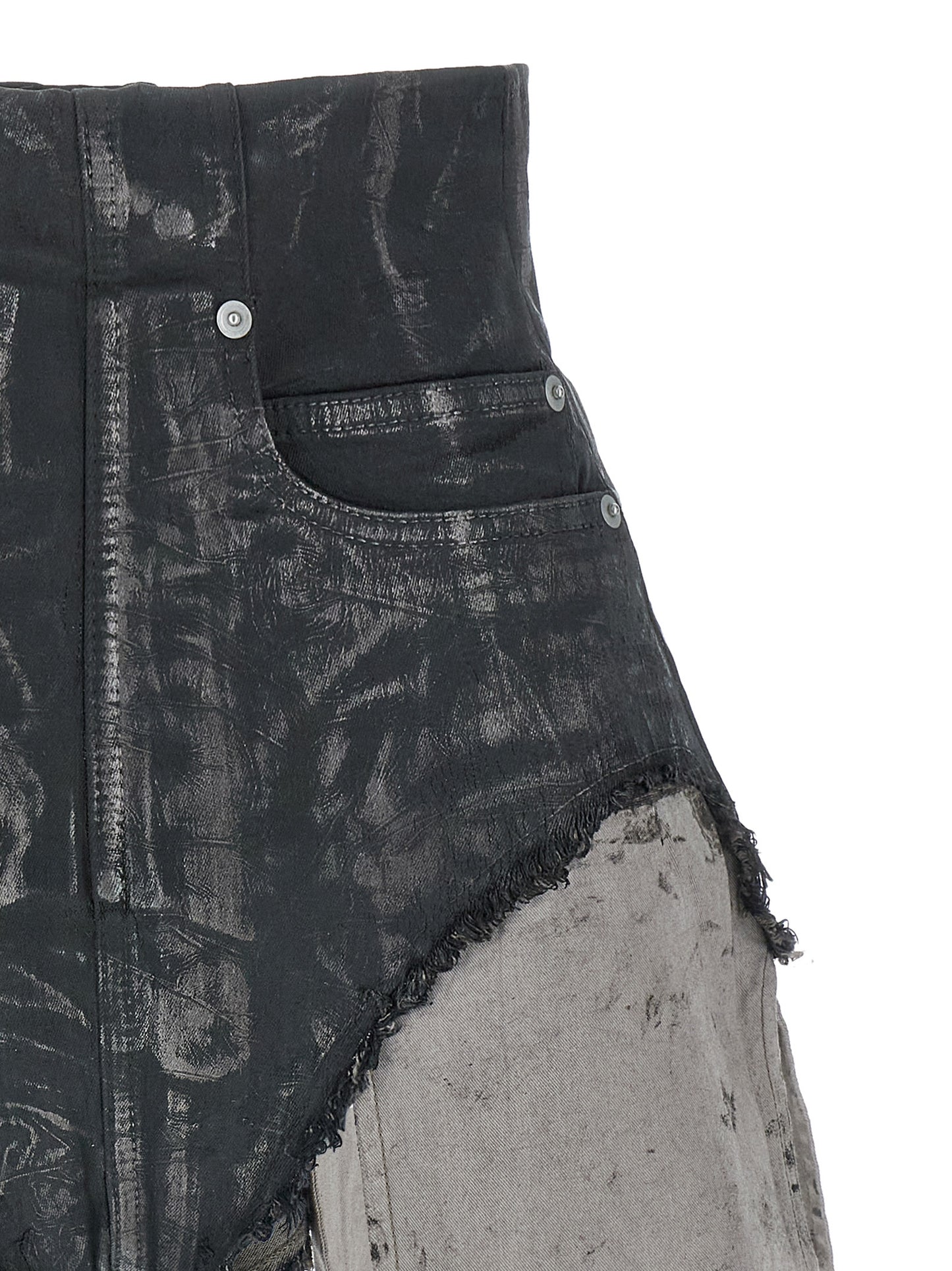 Bermuda Shorts by DRKSHDW for women in stretch cotton brown features an nuanced silhouette, showcasing a nuanced with a short cut and for a sophisticated, premium finish.