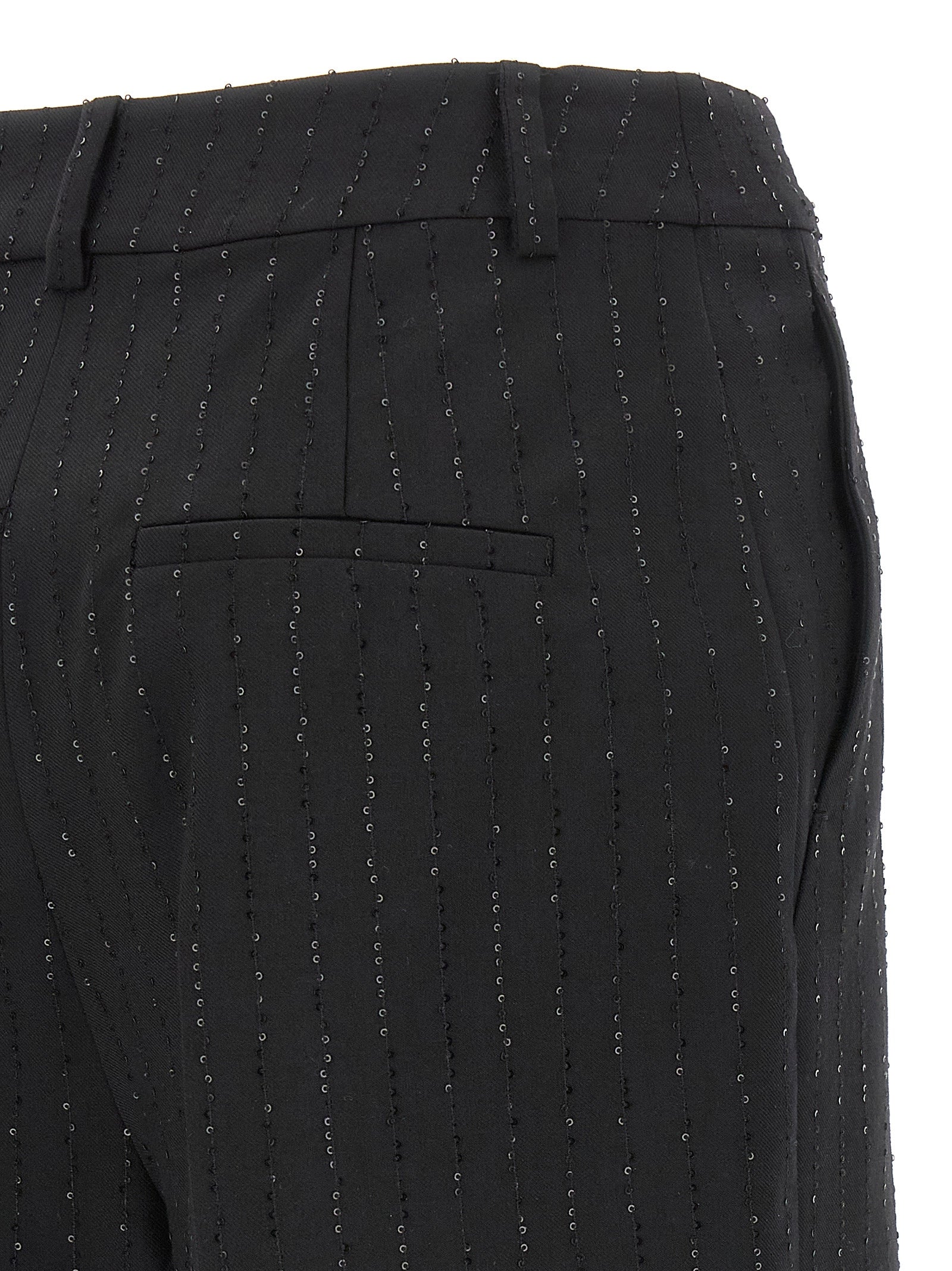 Bermuda Shorts by Max Mara for women in polyamide virgin wool & sequins black features a eye catching and short with a eye catching .
