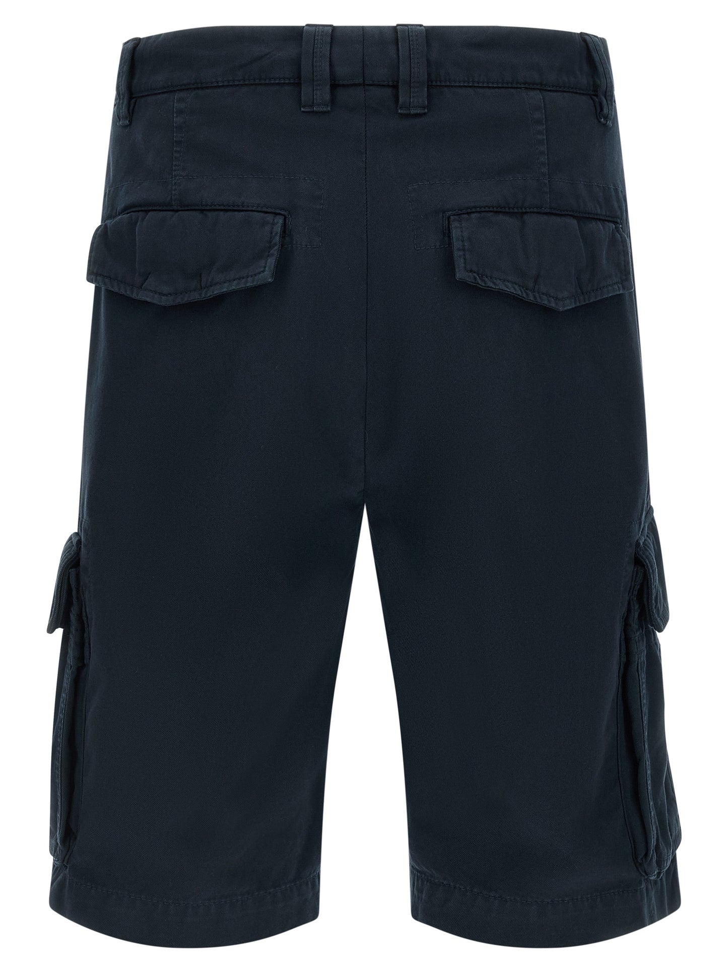 Bermuda Shorts by Brunello Cucinelli for men in cotton blue features an nuanced silhouette, showcasing a nuanced with a short cut and for a sophisticated, premium finish.