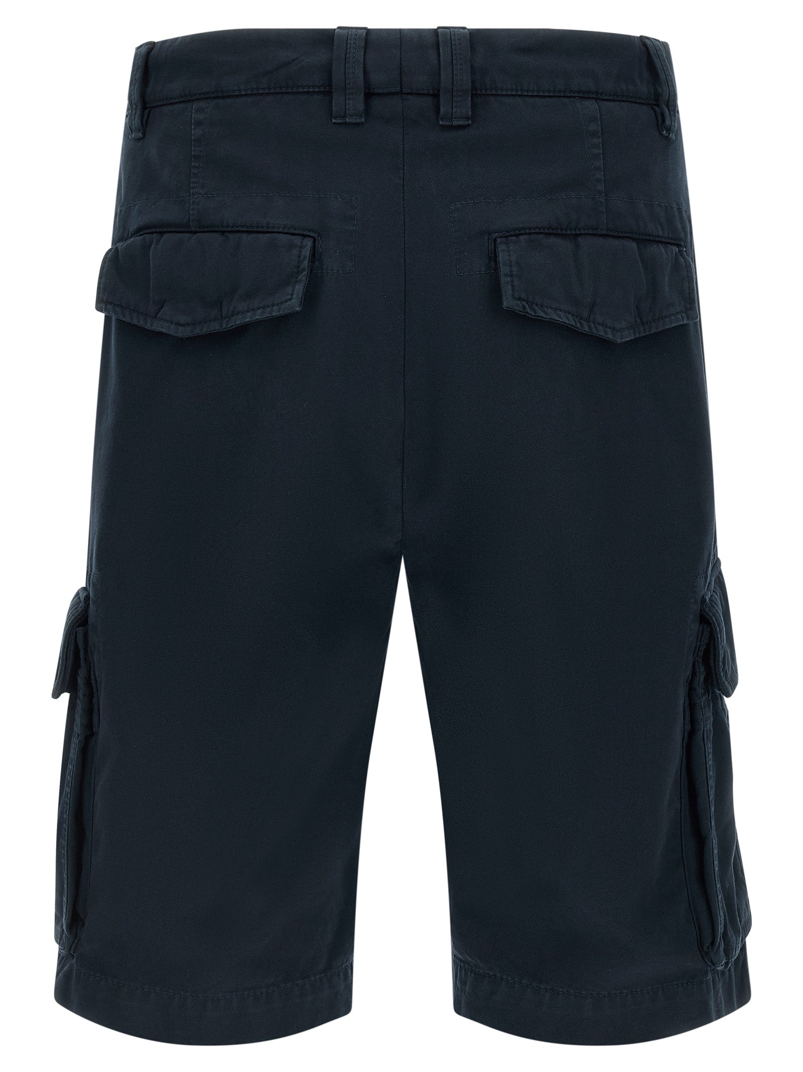 Bermuda Shorts by Brunello Cucinelli for men in cotton blue features an nuanced silhouette, showcasing a nuanced with a short cut and for a sophisticated, premium finish.