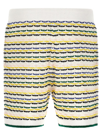 Bermuda Shorts by Casablanca for men in cotton multicolor features an nuanced silhouette, showcasing a nuanced with a short cut and for a sophisticated, premium finish.