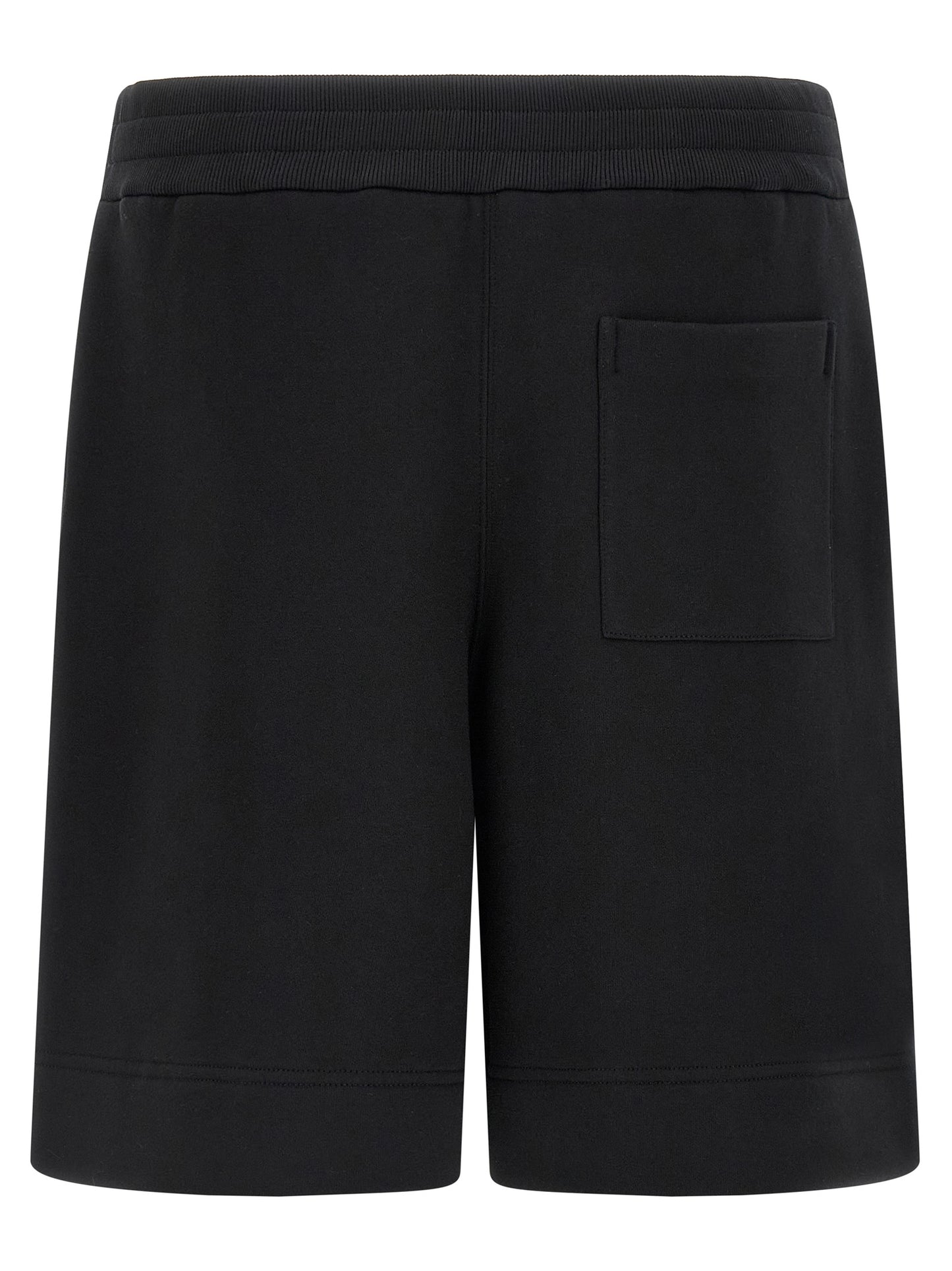 Jil Sander Men's Wide Cotton Bermuda Shorts - Black