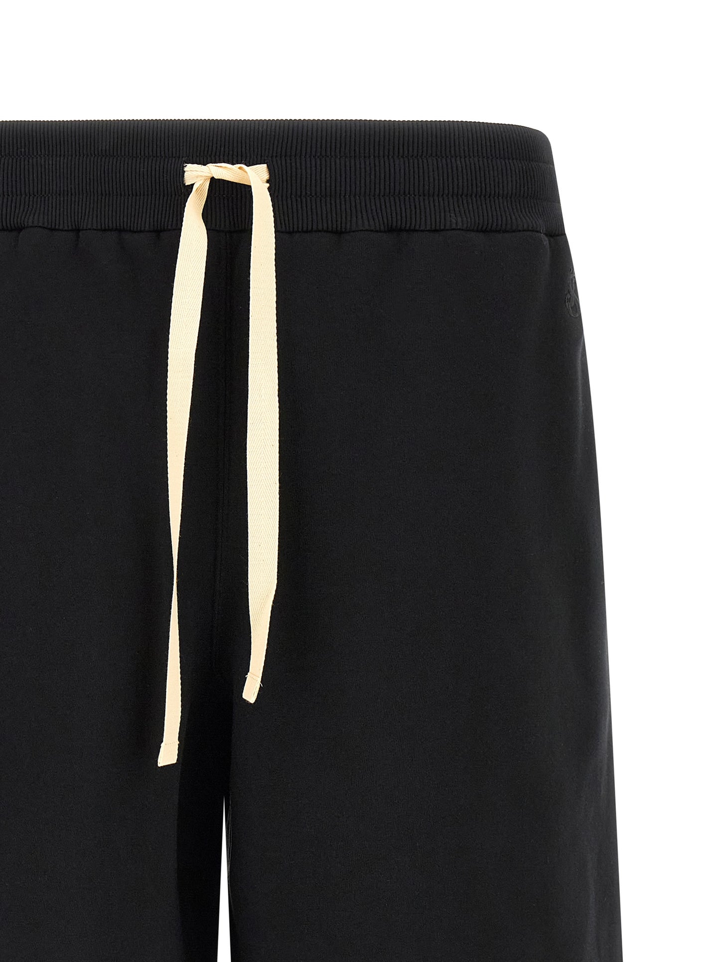 Jil Sander Men's Wide Cotton Bermuda Shorts - Black