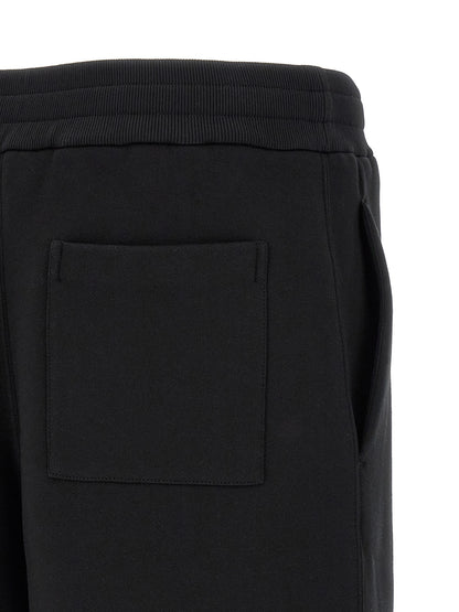Jil Sander Men's Wide Cotton Bermuda Shorts - Black
