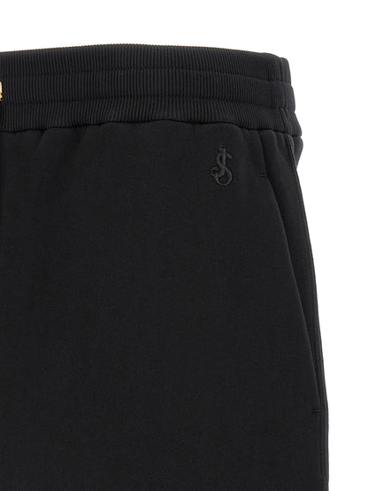 Jil Sander Men's Wide Cotton Bermuda Shorts - Black