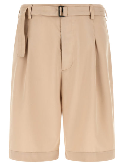 Bermuda Shorts by CELLAR DOOR for men in stretch polyester & viscose beige features a eye catching and short with a eye catching .