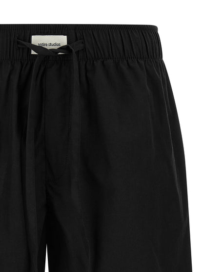 Entire Studios Women's Cotton Bermuda Shorts - Black