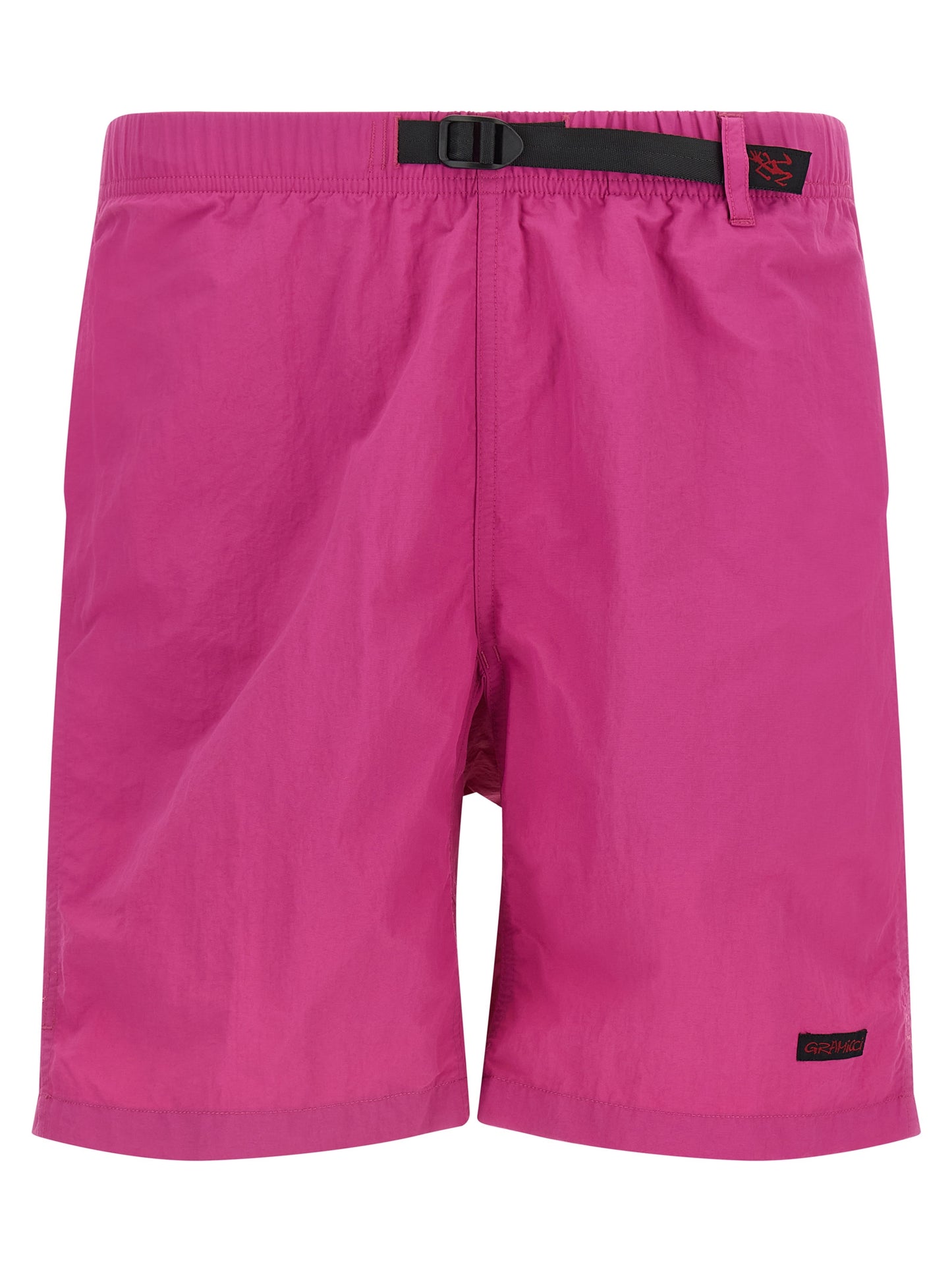 Bermuda Shorts by Gramicci for men in nylon fuchsia presents a sleek silhouette, featuring a sleek with a refined short and a sophisticated .