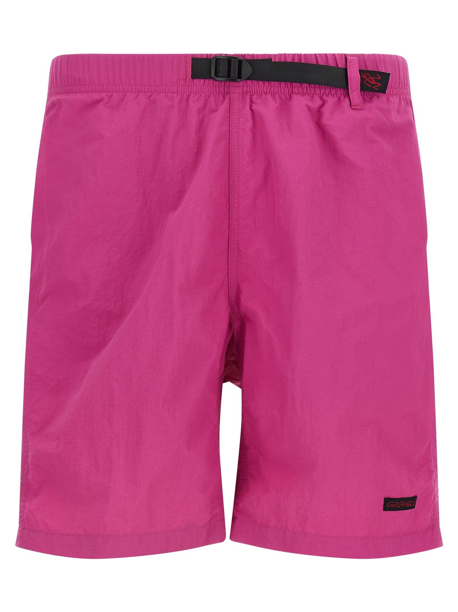 Bermuda Shorts by Gramicci for men in nylon fuchsia presents a sleek silhouette, featuring a sleek with a refined short and a sophisticated .