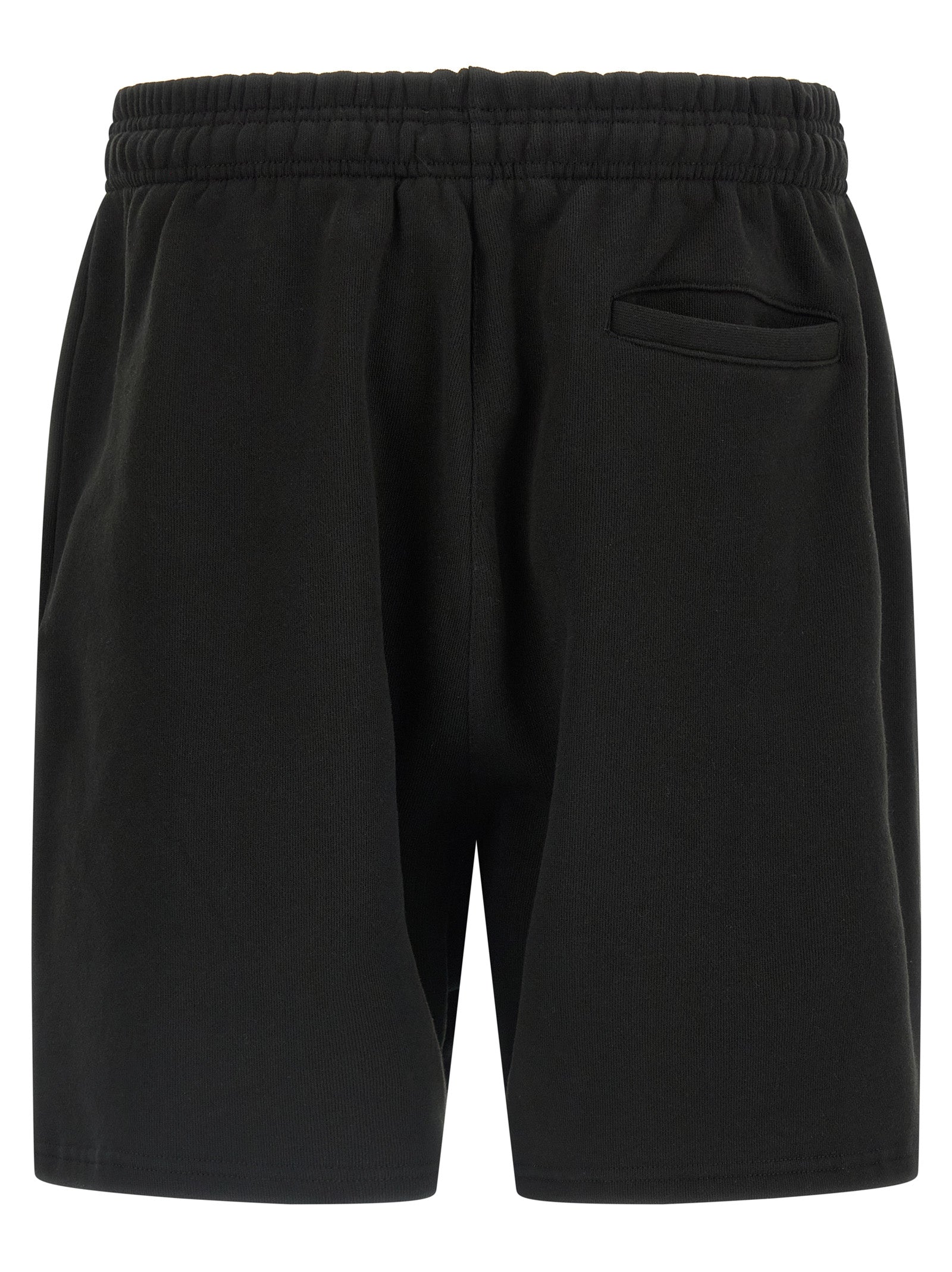 Bermuda Shorts by Entire Studios for men in cotton black features a sartorial silhouette, showcasing a sartorial wide and short with a sophisticated for a sartorial look.