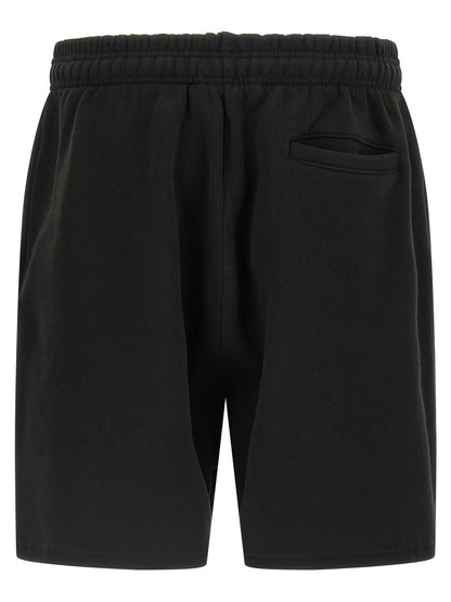 Bermuda Shorts by Entire Studios for men in cotton black features a sartorial silhouette, showcasing a sartorial wide and short with a sophisticated for a sartorial look.