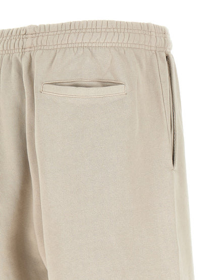 Entire Studios Men's Wide Cotton Bermuda Shorts - Beige