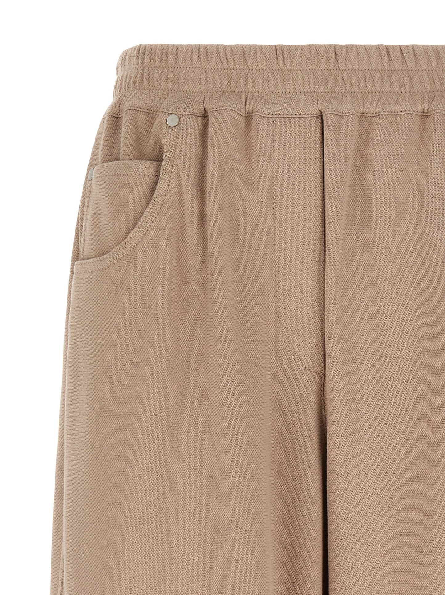 Brunello Cucinelli Women's Polyamide Cotton Satin Bermuda Shorts - Brown
