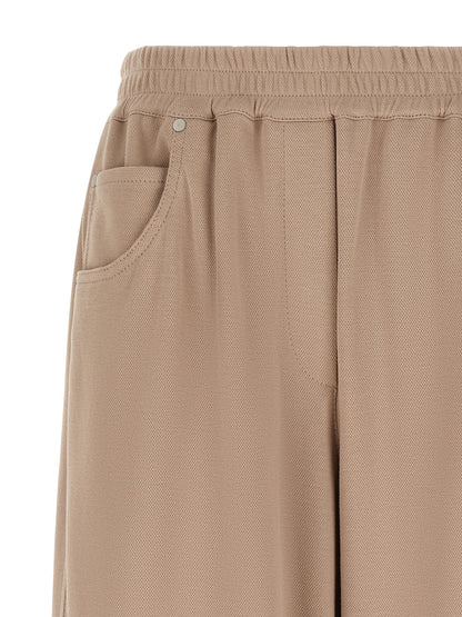 Brunello Cucinelli Women's Polyamide Cotton Satin Bermuda Shorts - Brown