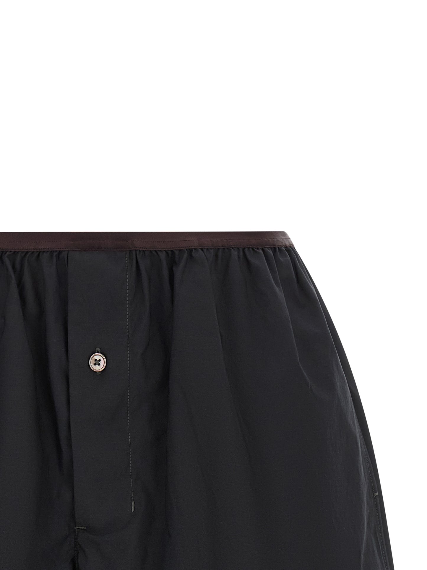 Bermuda Shorts by Lemaire for women in cotton & silk gray showcases a on trend silhouette, featuring a tailored wide with a classic short and sophisticated for a on trend finish.