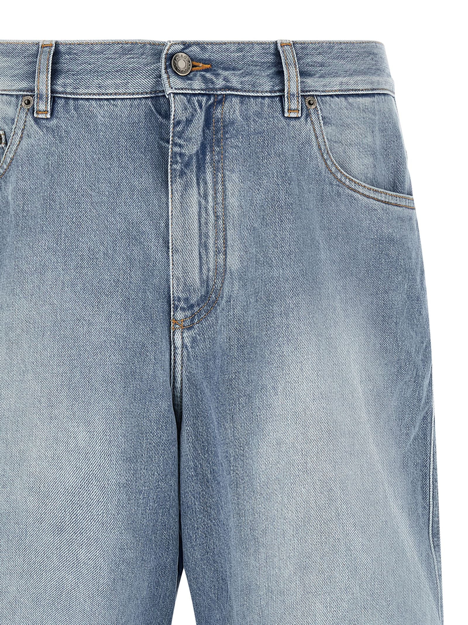 Denim Shorts by Dolce & Gabbana for men in denim cotton light-blue presents a contemporary silhouette, featuring a contemporary wide and short with a contemporary for a sophisticated summer look.