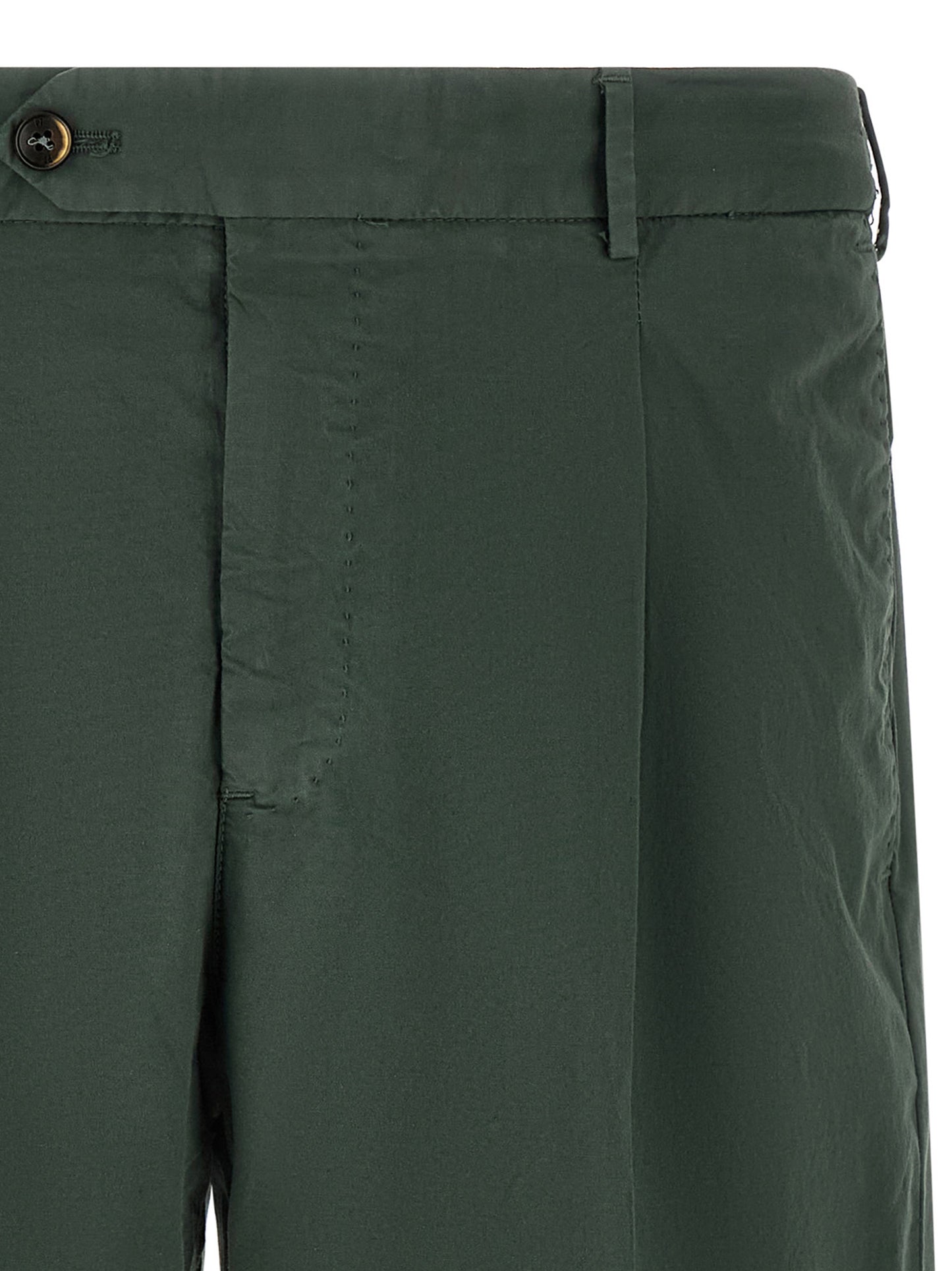 Bermuda Shorts by PT Torino for men in stretch cotton bicolour & green presents a sleek silhouette, featuring a sleek straight-leg & regular-fit with a refined short and a sophisticated .