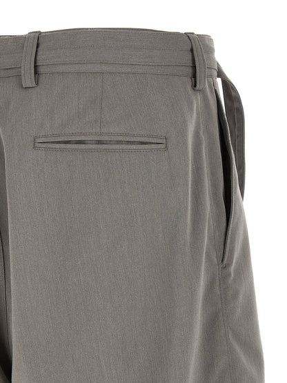Bermuda Shorts by CELLAR DOOR for men in viscose & polyester gray presents a contemporary silhouette, showcasing a contemporary with a refined short and elegant .