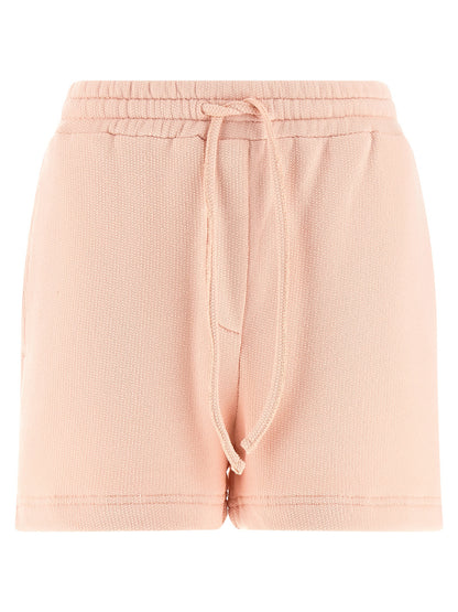 Bermuda Shorts by Dolce & Gabbana for women in cotton terry cloth multicolor & pink showcases a on trend silhouette, featuring a tailored with a classic short and sophisticated for a on trend finish.