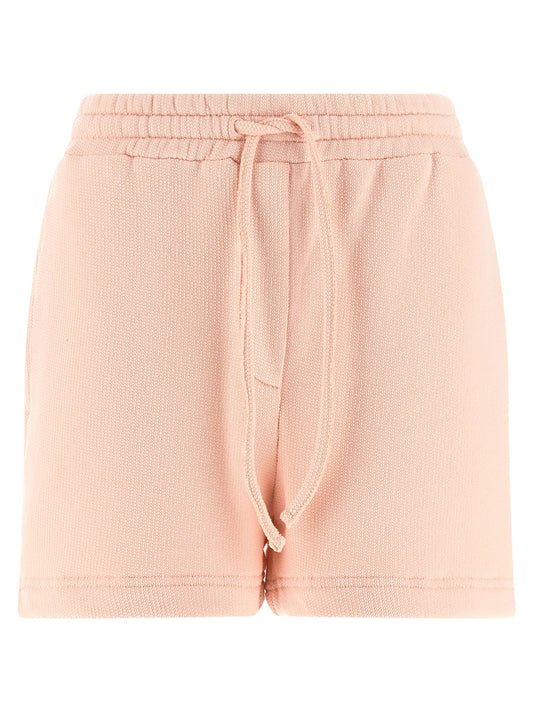 Bermuda Shorts by Dolce & Gabbana for women in cotton terry cloth multicolor & pink showcases a on trend silhouette, featuring a tailored with a classic short and sophisticated for a on trend finish.
