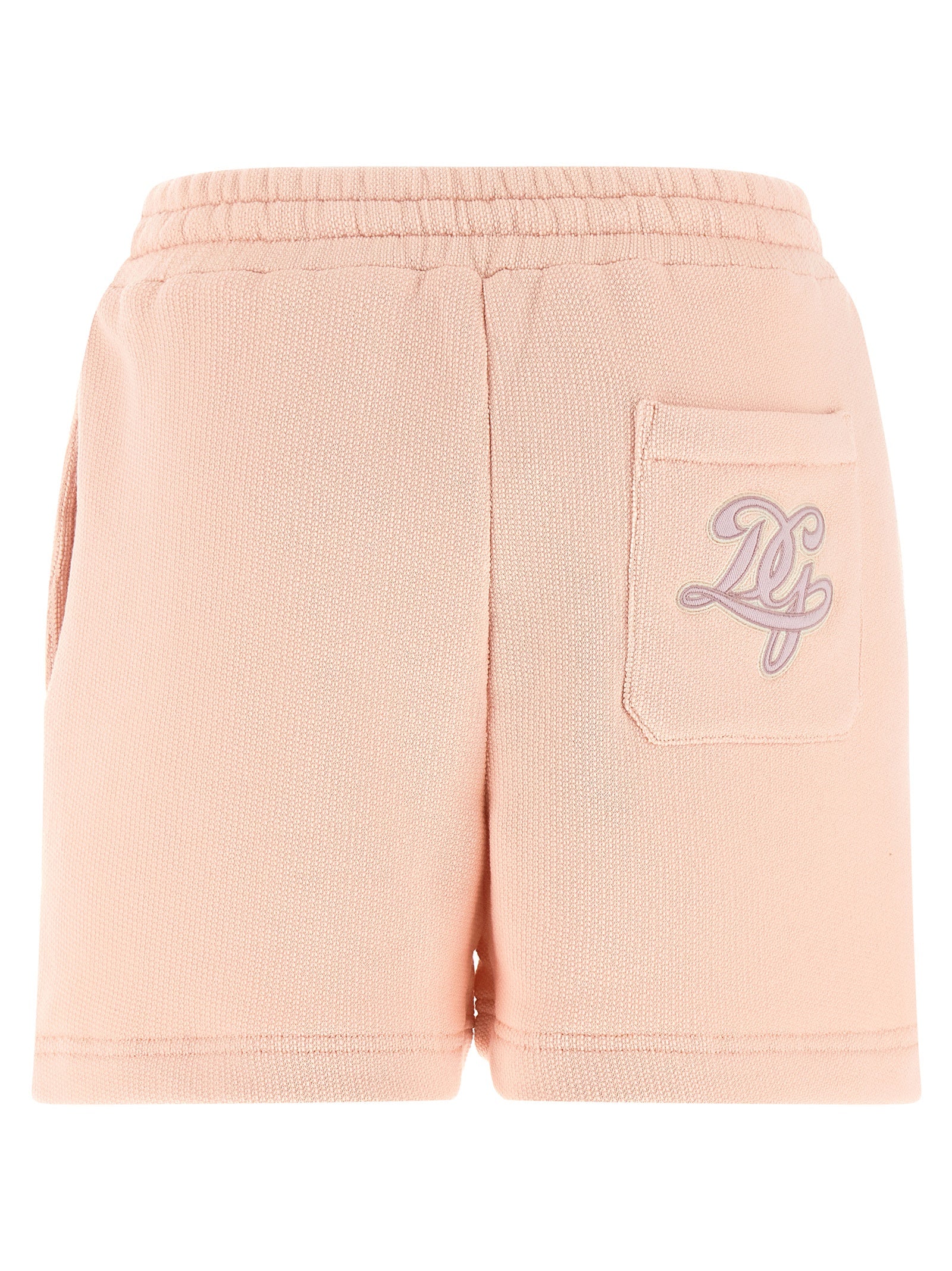 Bermuda Shorts by Dolce & Gabbana for women in cotton terry cloth multicolor & pink showcases a on trend silhouette, featuring a tailored with a classic short and sophisticated for a on trend finish.