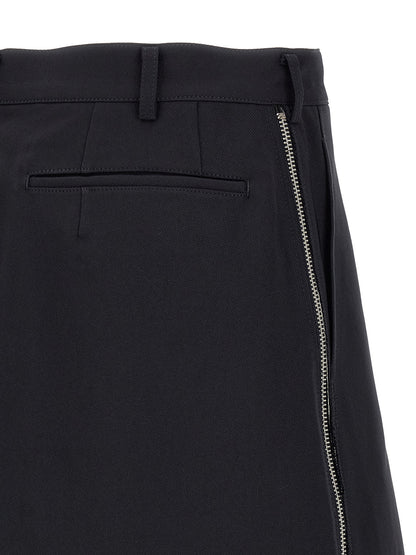 Bermuda Shorts by Comme Des Garçons for men in polyester blue & herringbone features a eye catching wide and short with a eye catching .