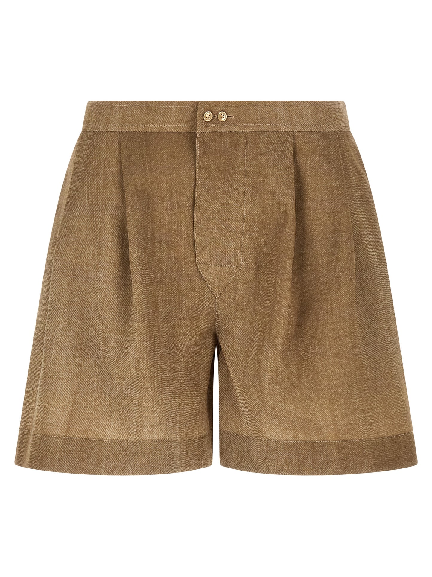 Denim Shorts by Ermanno Scervino for women in polyester denim beige, sand & print features an stylish with a short and , showcasing an stylish silhouette for a premium, high-fashion look.