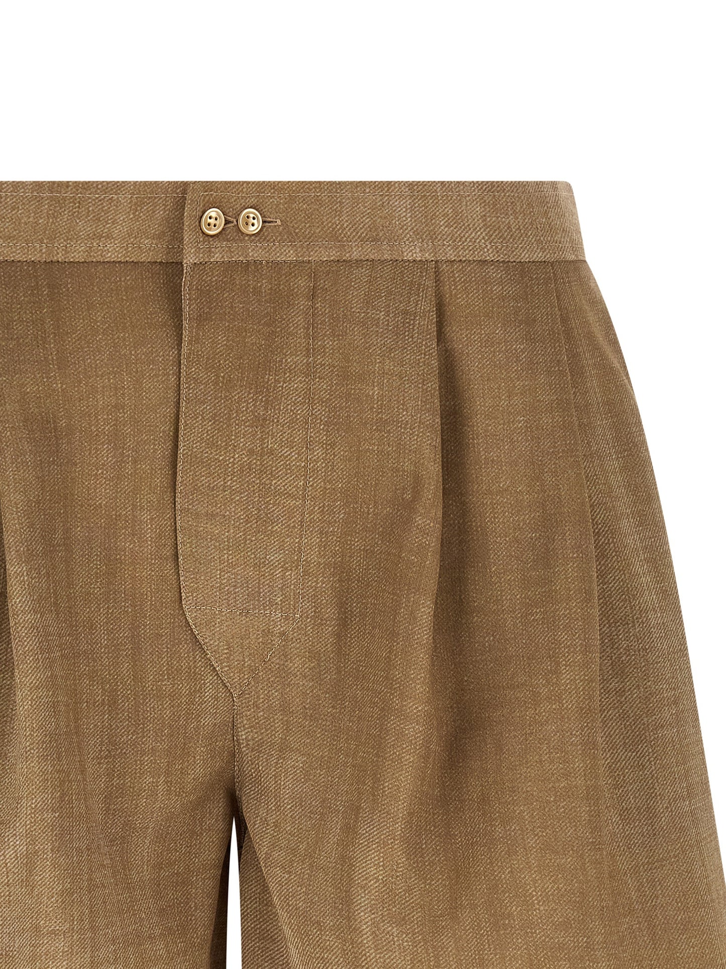 Denim Shorts by Ermanno Scervino for women in polyester denim beige, sand & print features an effortlessly on trend silhouette, showcasing a effortlessly on trend and short cut with a comfortable for a refined look.