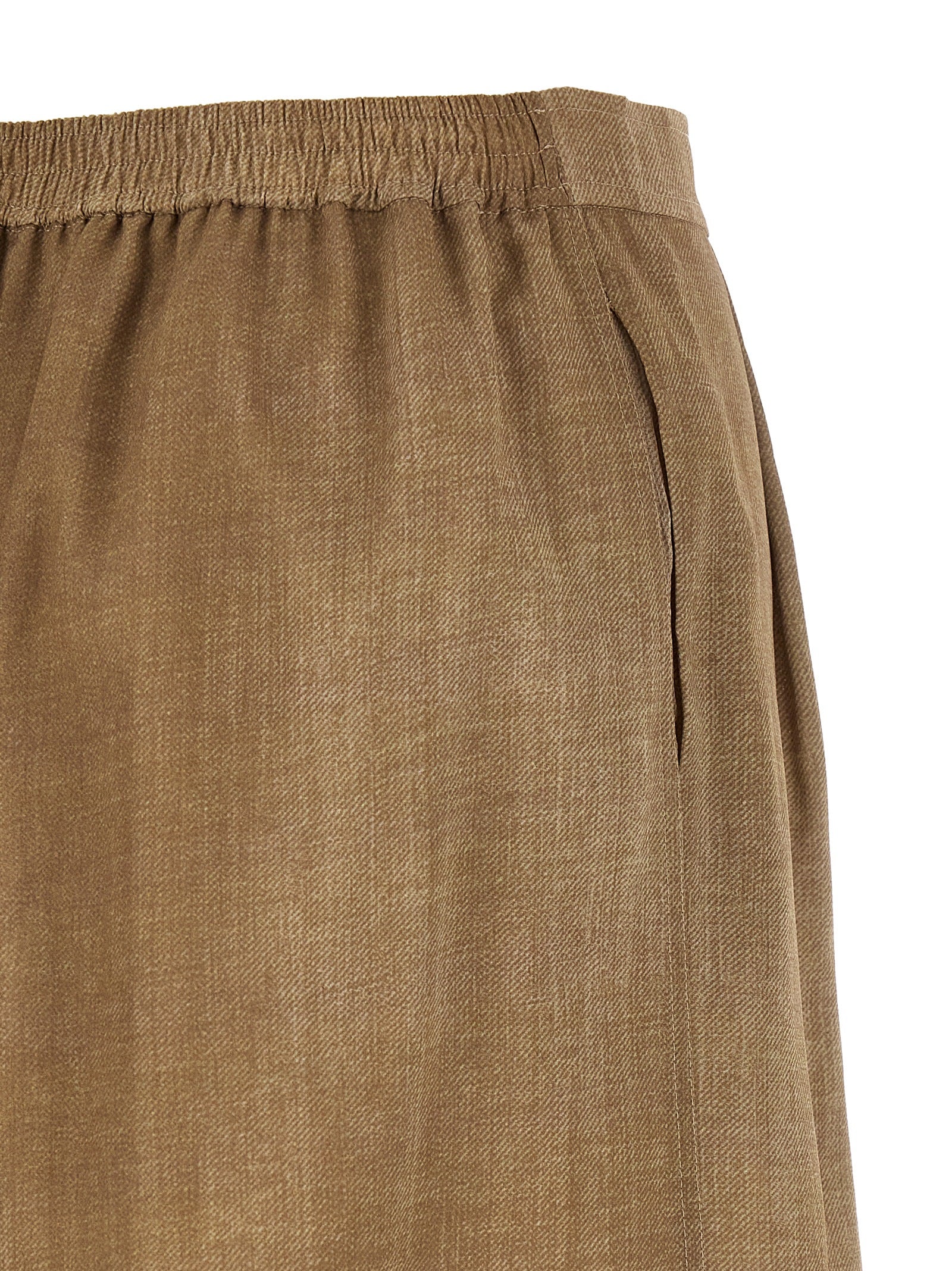 Denim Shorts by Ermanno Scervino for women in polyester denim beige, sand & print presents a utilitarian silhouette, showcasing a utilitarian with a short and .