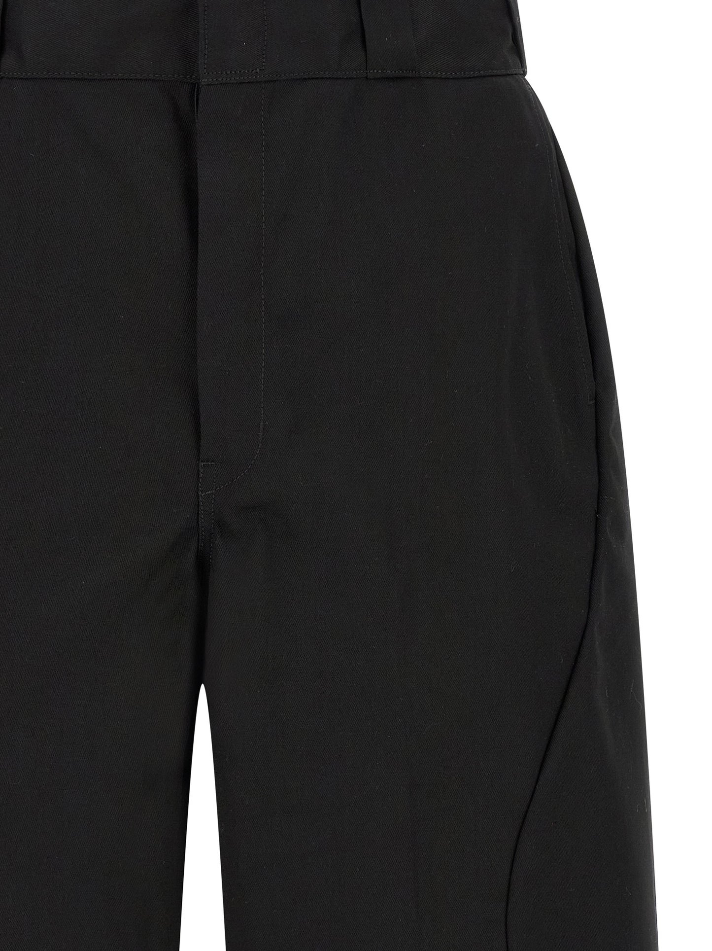 Undercover Men's Polyester Cotton Twill Bermuda Shorts - Black
