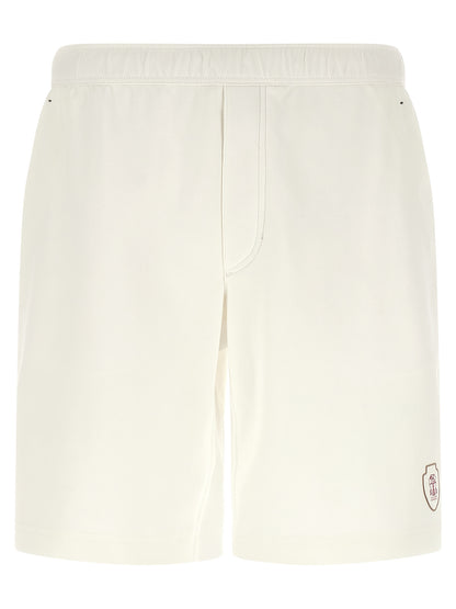 Brunello Cucinelli Men's Cotton Bermuda Shorts - White